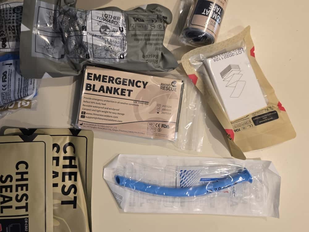 Rhino Rescue Trauma Kit / IFAK Refill Lot – NEW Sealed – Truck/Travel Kit