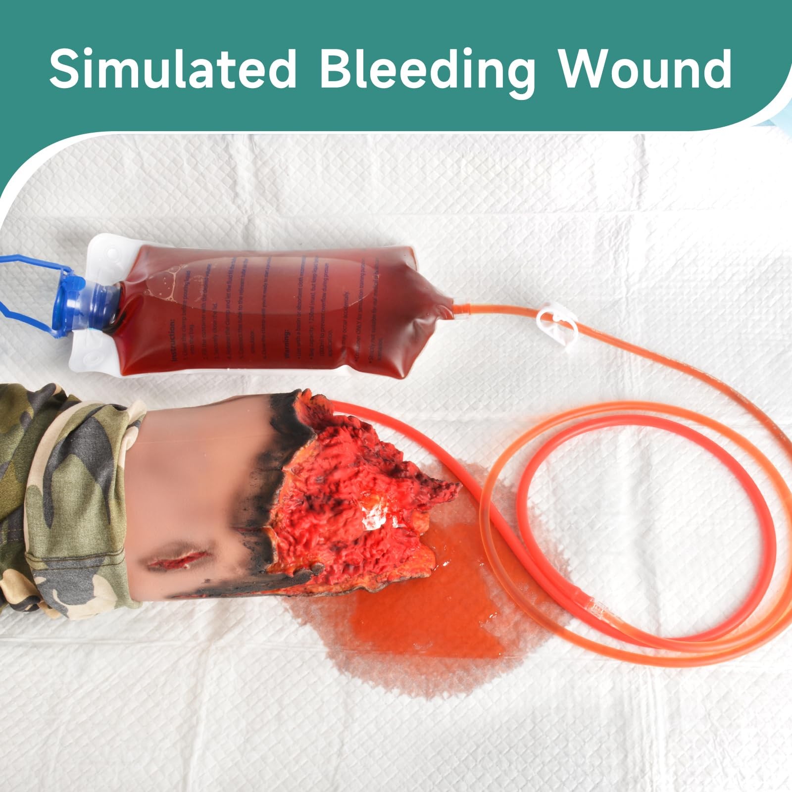 Wound Packing Trainer Kit, Stop The Bleeding Kit for hemostasis Training, Wea…