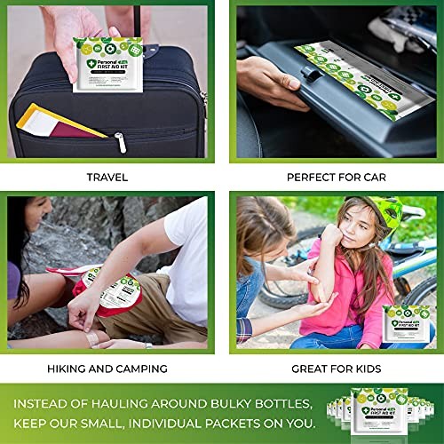 Portable Travel Size First Aid Kit – Assorted Pack | Perfect for Home, 10