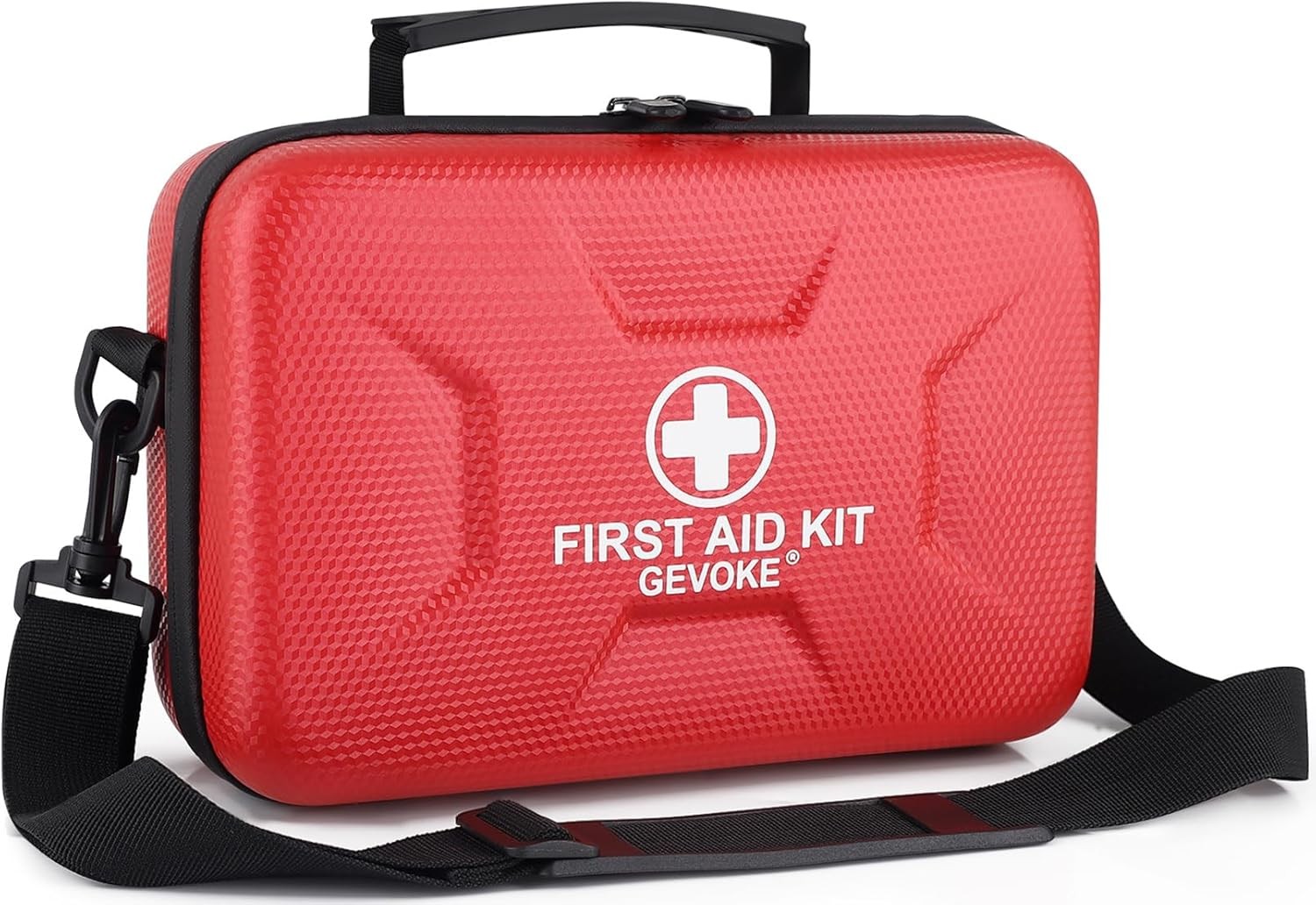 410 Piece Waterproof Hard Shell First Aid Kit for Home, Car, Travel, Camping,…