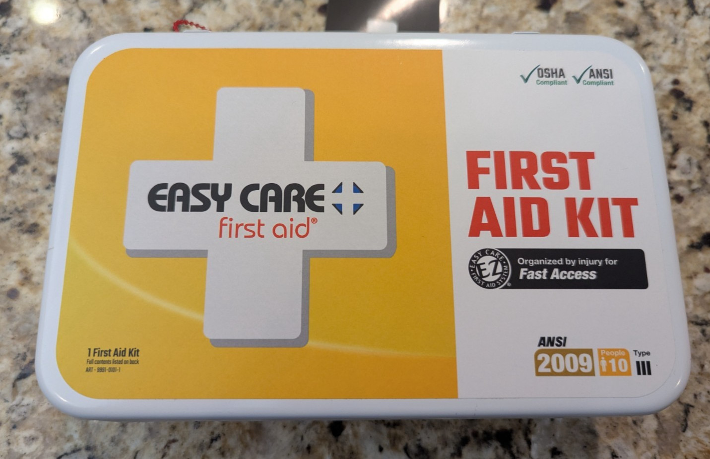 Easy Care First Aid Kit 10 People ANSI 2009 Compliant Type III 79 pieces