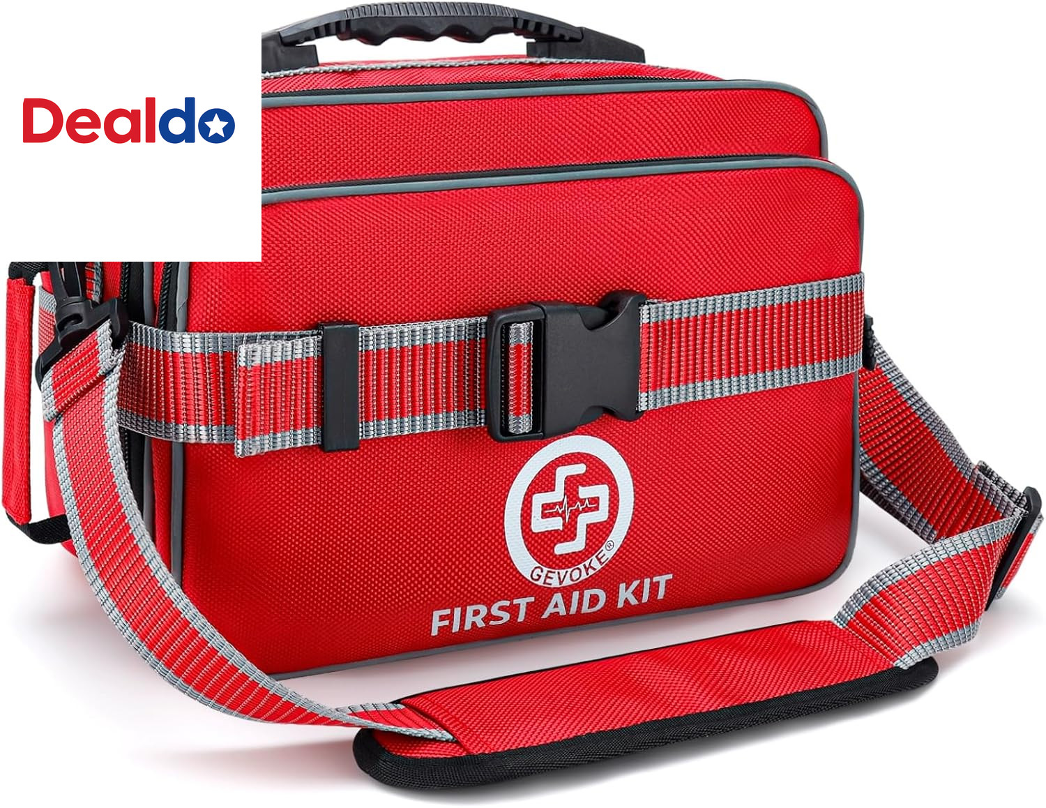 Professional 500 Piece Emergency First Aid Kit for Home, Car, Travel, Camping, T
