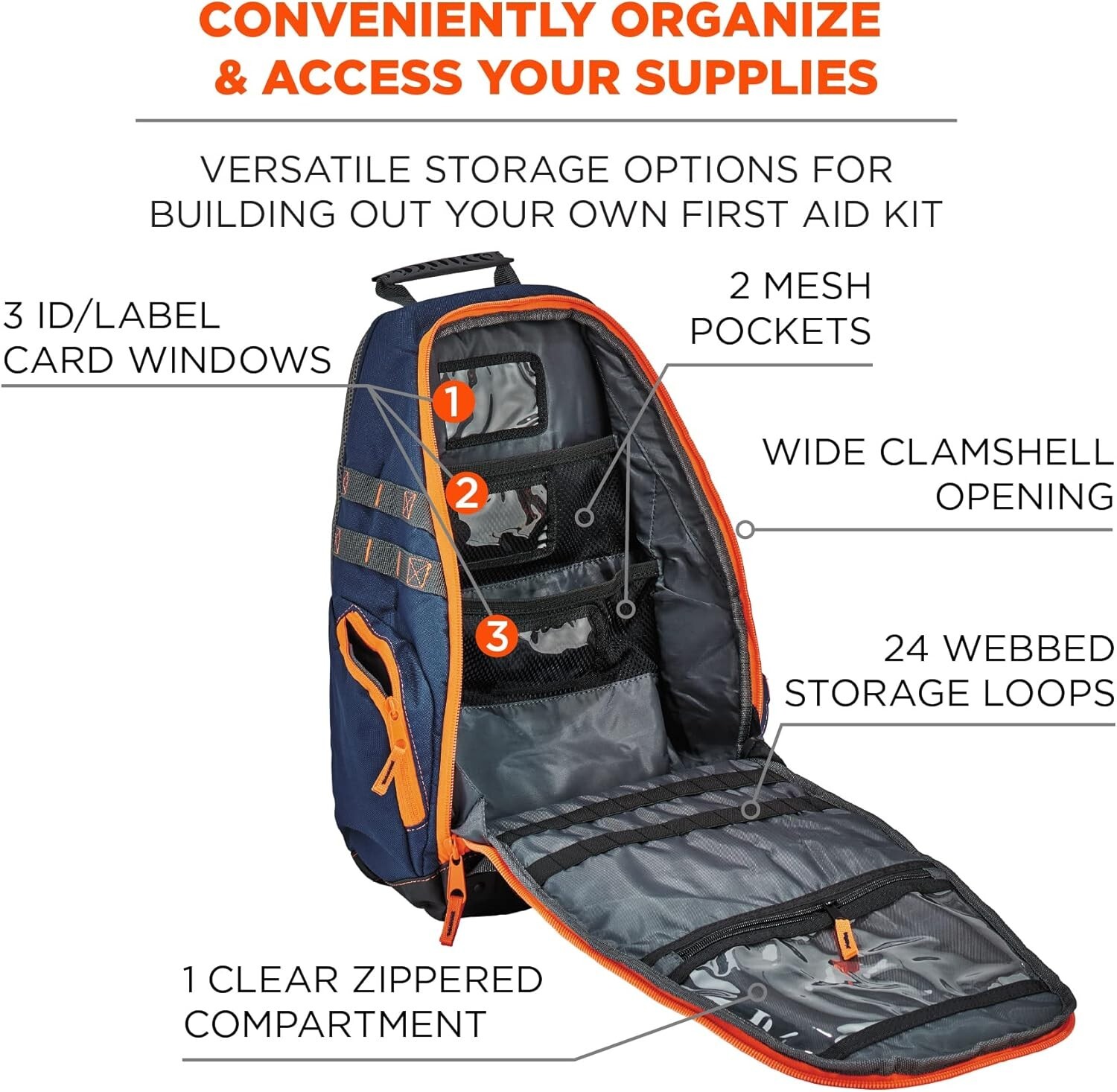 Premium 600D Polyester Trauma Backpack – Ideal for EMS, Police & Fire Teams