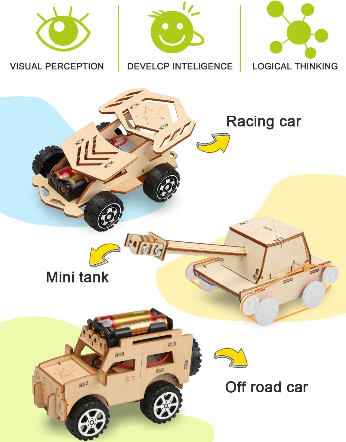 5 in 1 STEM Kits for Kids Age 8-10, Science Building Project Craft for 8-13, Mod