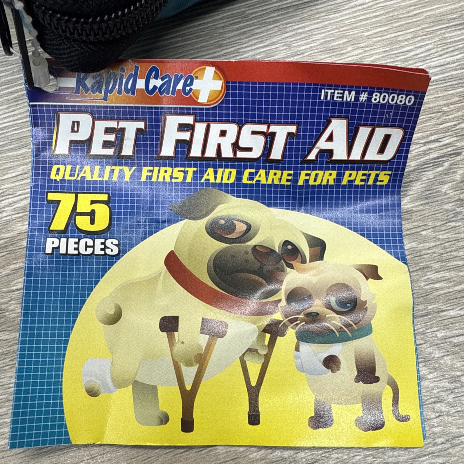 75 Piece Dog/Cat First Aid Kit – Pet Cat and Dog First Aid Kit