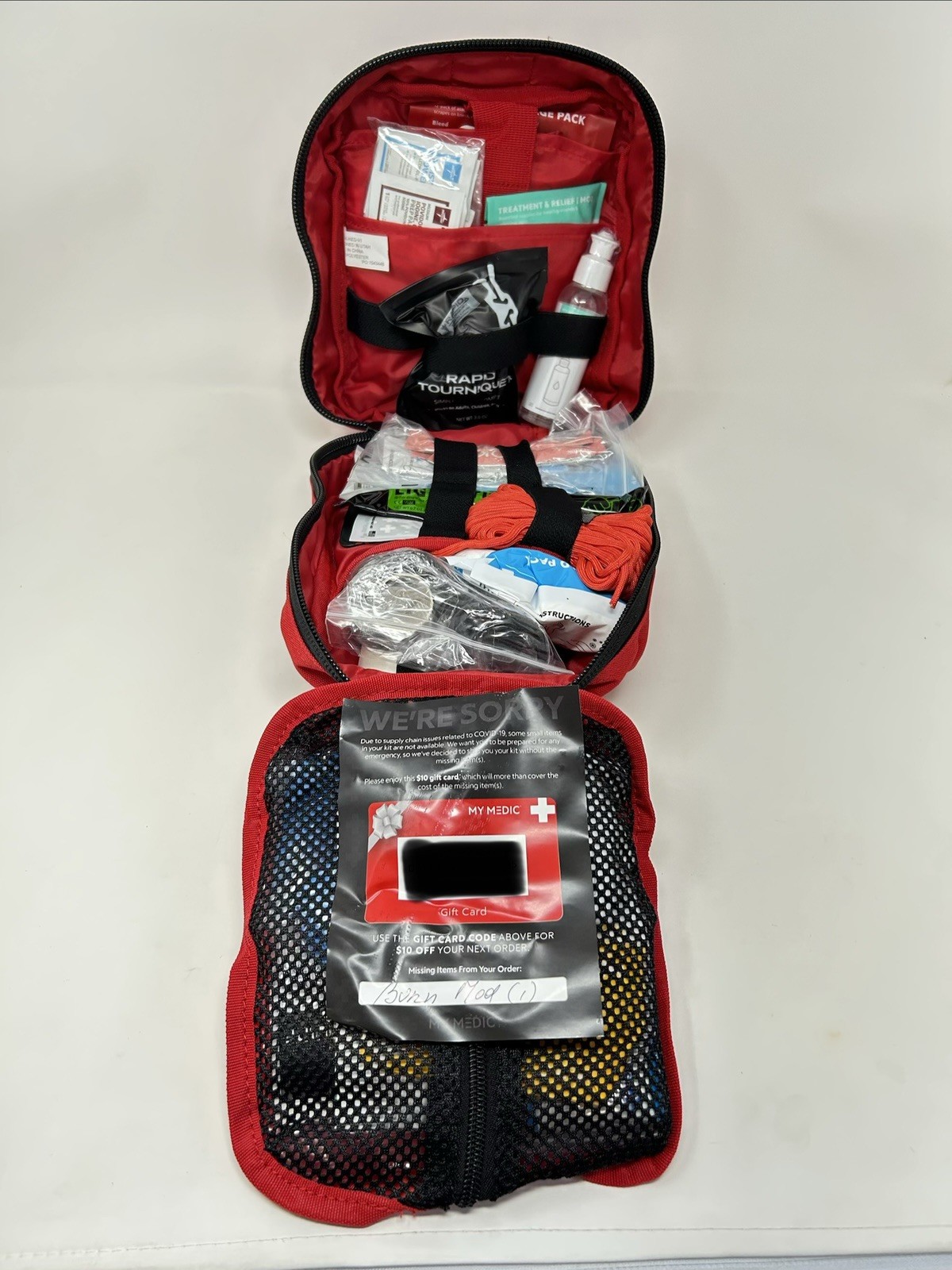 My Medic MYFAK-RED-V1 Medical Kit (Standard) – Emergency First Aid Survival Gear