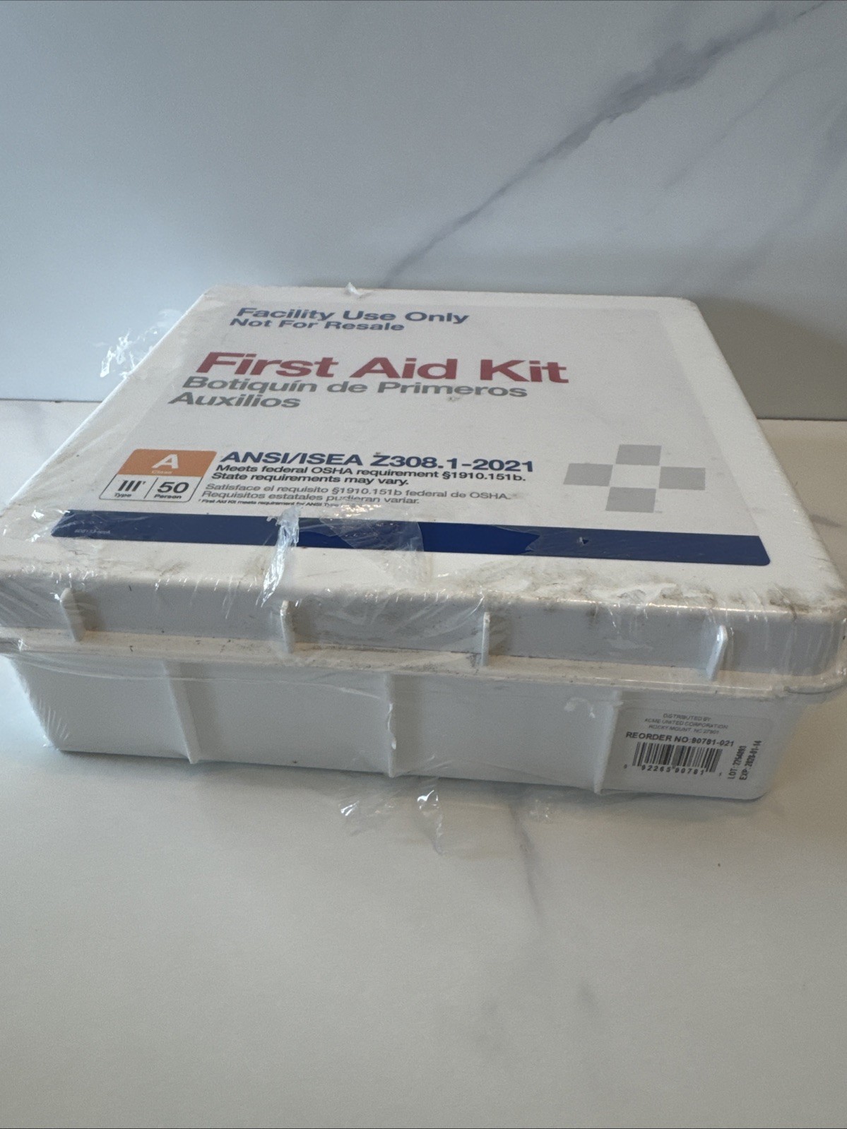 First Aid Kit Facility Use ANSI Class A+ First Aid Kit 50 Person Workplace OSHA