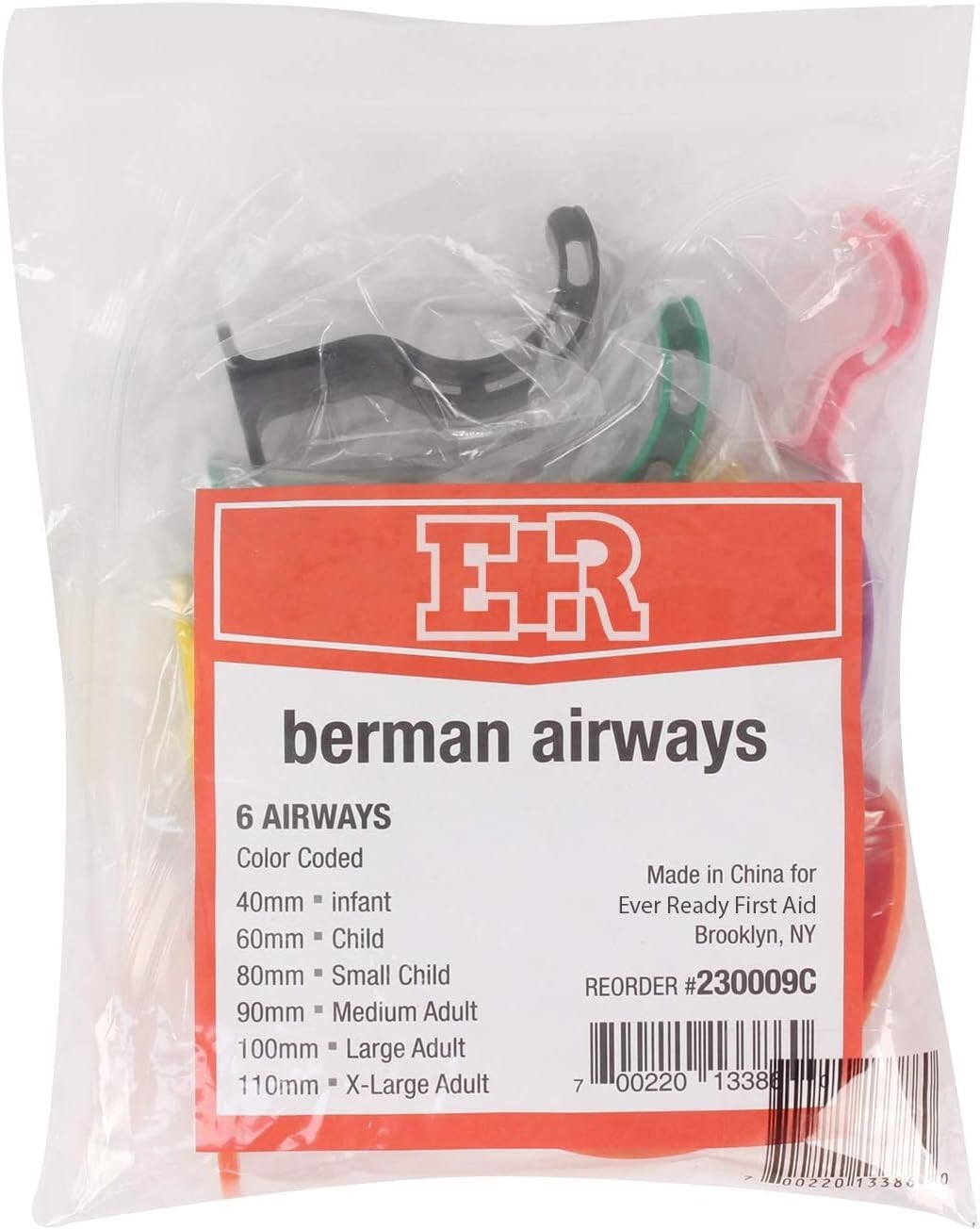Emergency Airway Management Kit with Disposable, Reinforced Bite Block Design