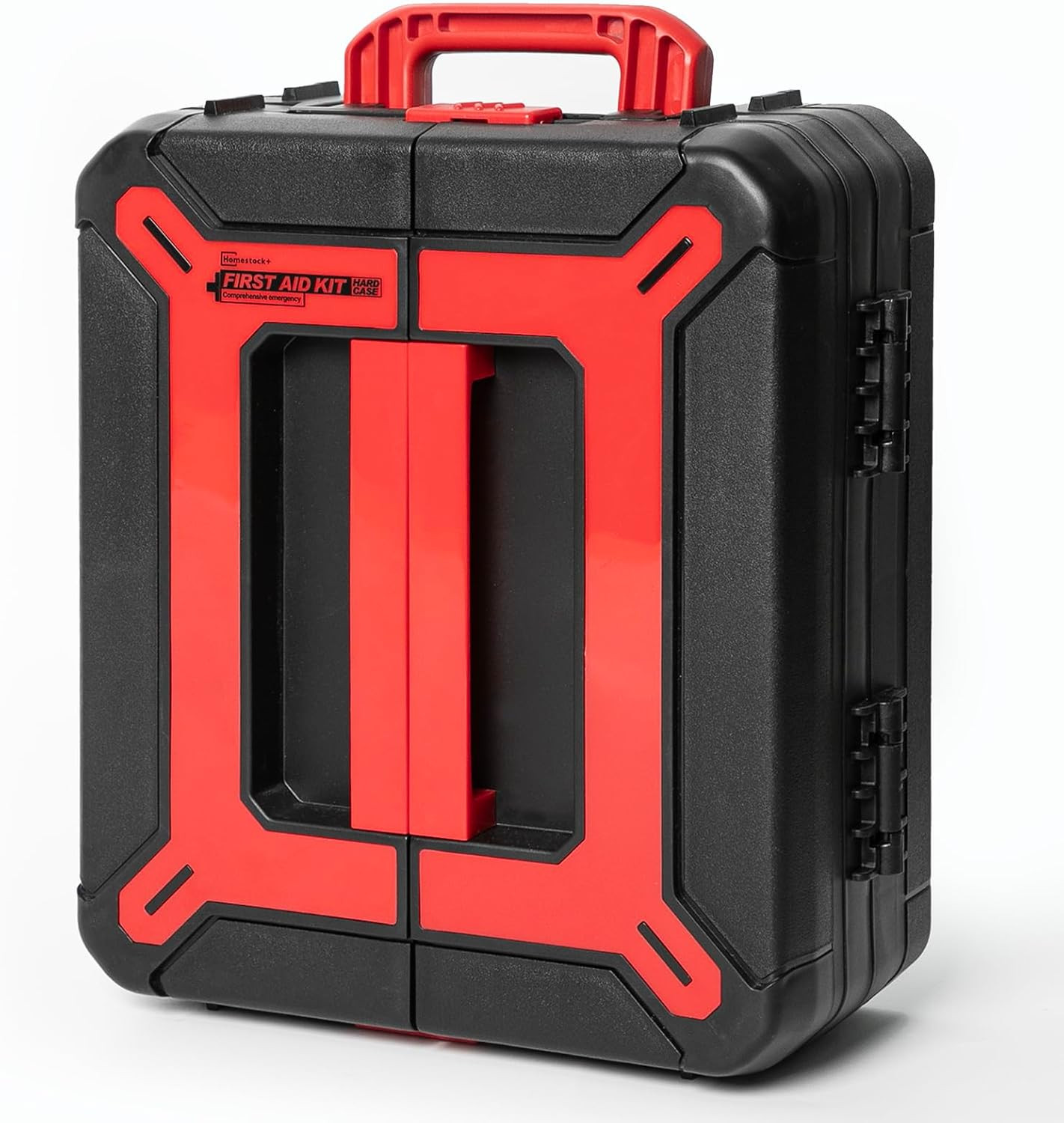 Hard Case First Aid Kit 408 Pcs – Wall Mountable Trauma Kit for Car, Home, Offic
