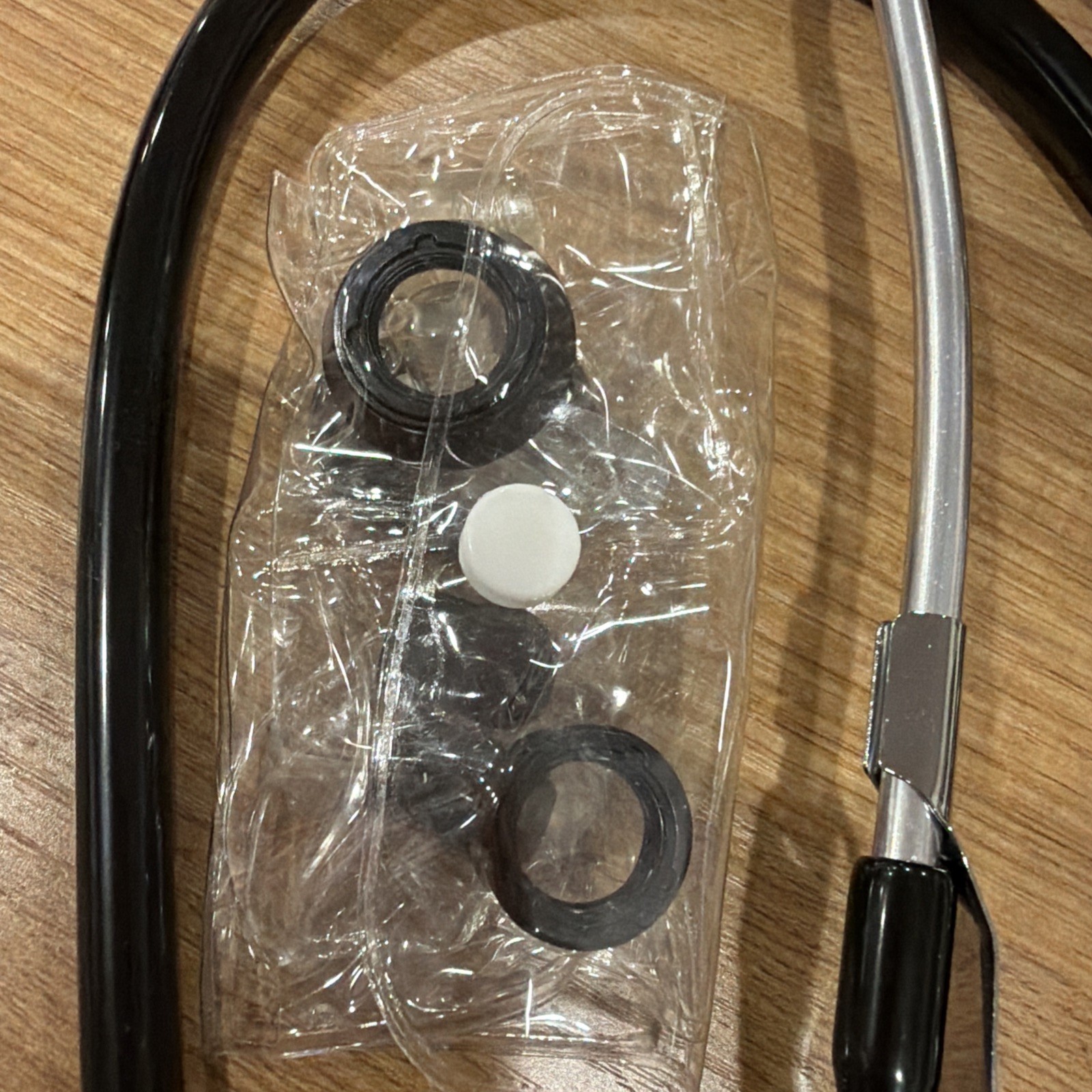 Unbranded Stetgoscope Black New Silver Doctor Nurse
