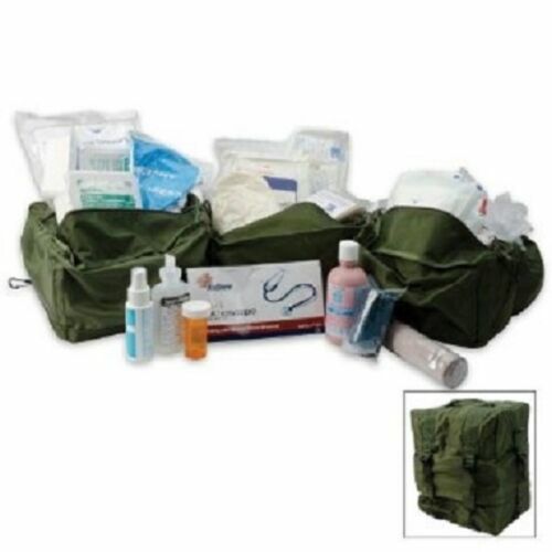 ELITE FIRST AID M17 STOCKED Corpsman Medic Bag Trauma Kit Military Survival ODG