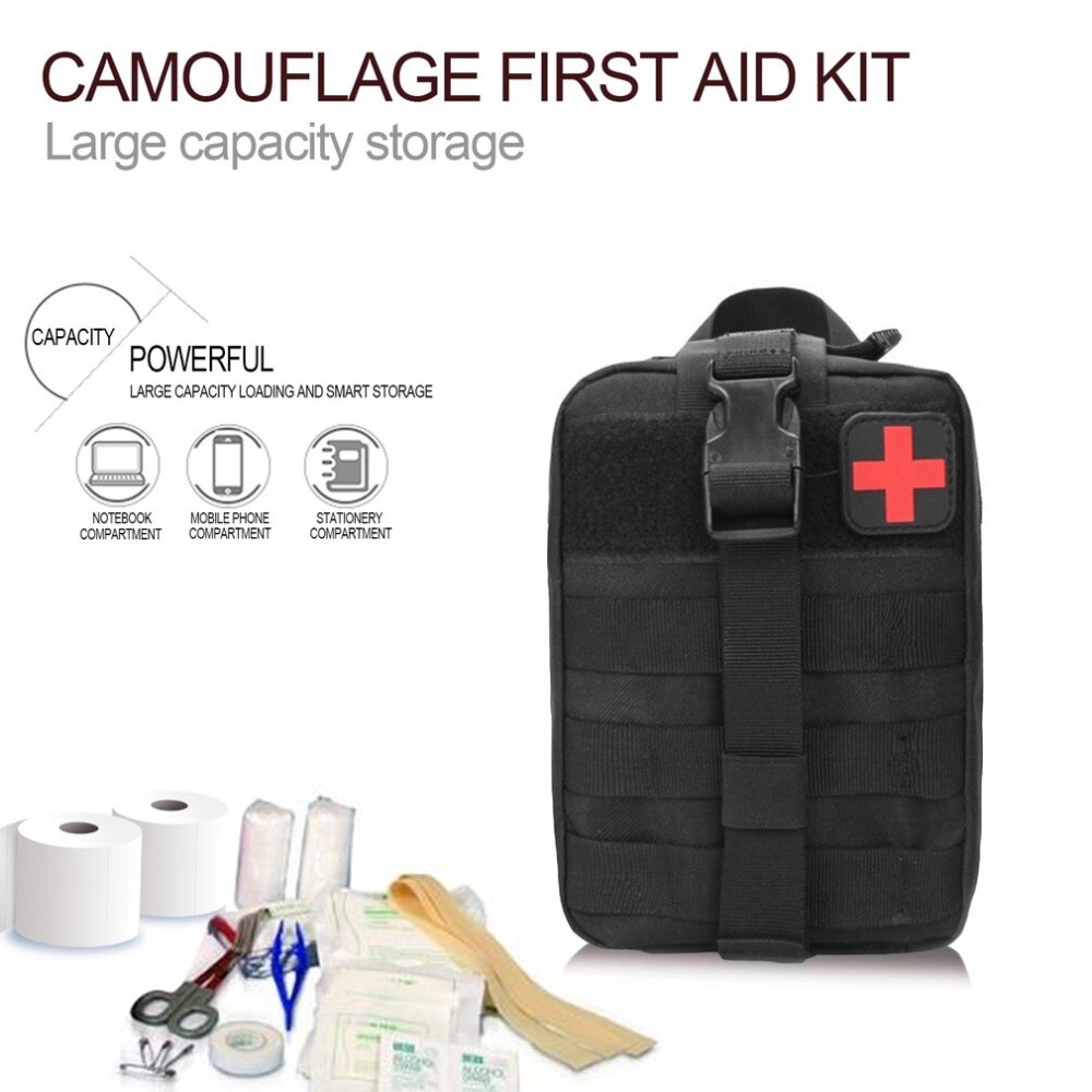 Tactical First Aid Pouch Kit Survival Military Medical Bag Utility Emergency Bag