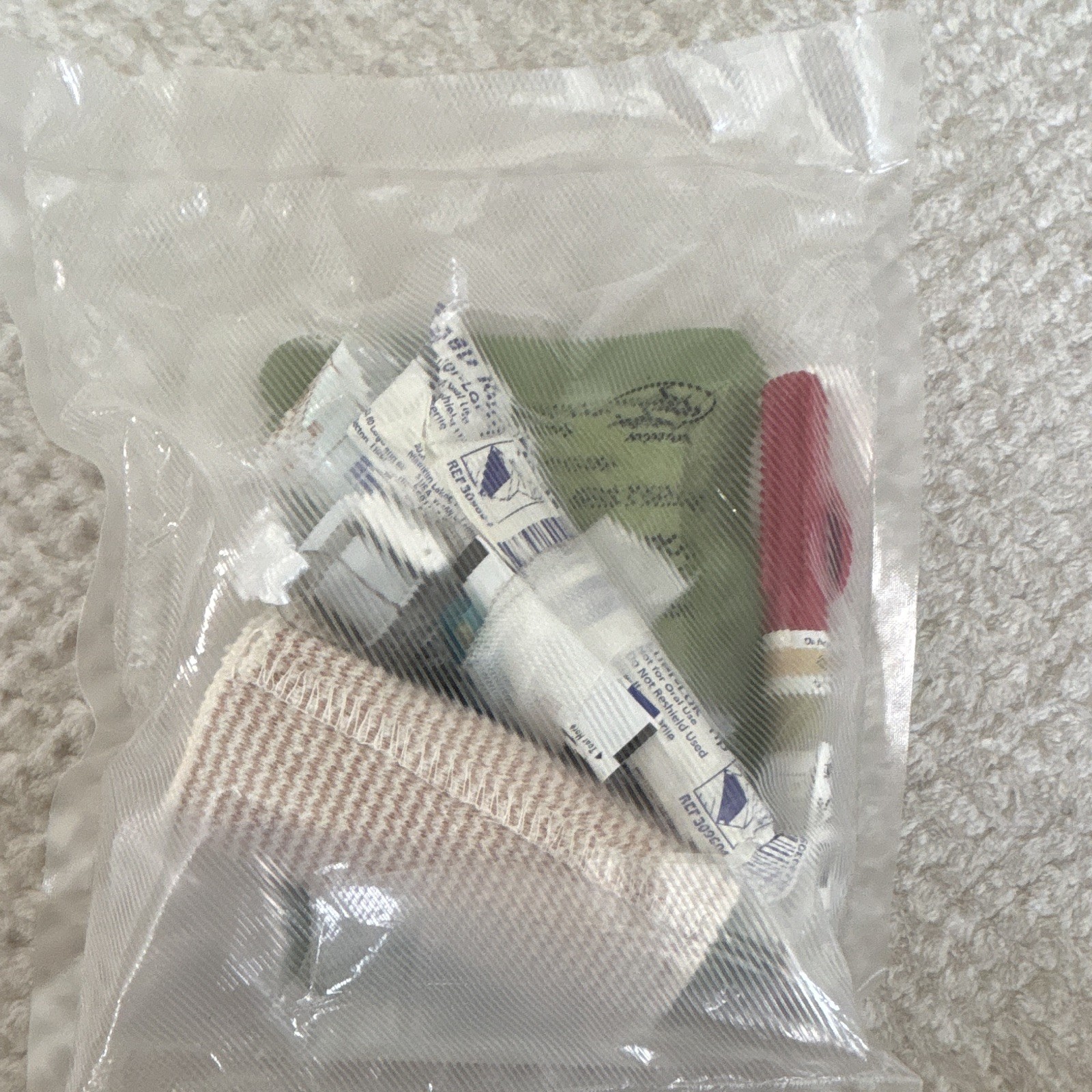 Militaries first aid kit w/ Bandage & Gauze, needle decompressions , ace wrap