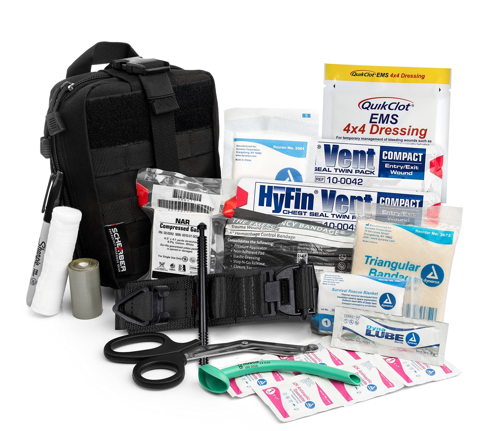 Premium IFAK Kit Trauma Pack | HSA/FSA Approved | SOF Tourniquet, QuikClot 4x…