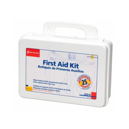 First Aid Only 223-G OSHA First Aid Kit 107 Pieces for 25 People