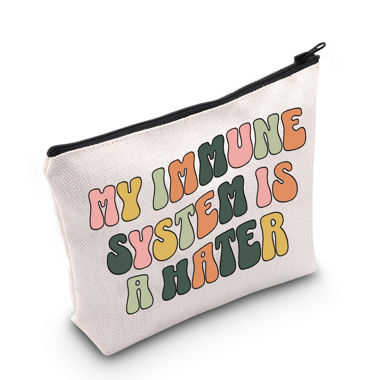 G2TUP Chronic Illness Makeup Bag Gift Invisible Immune System