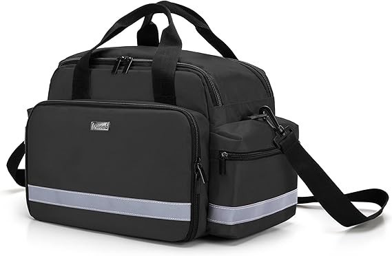 New Home Health Nurse Bag, Medical Organizer with Handle & Shoulder Strap
