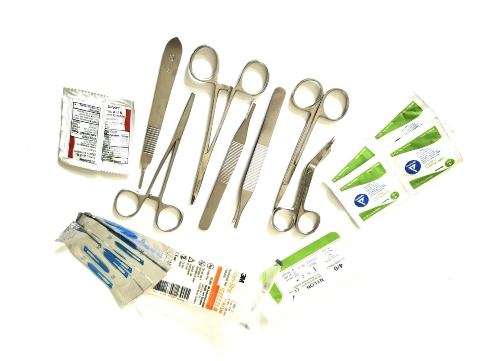 Advanced Surgical Suture Kit, First Aid Medical Travel Trauma Pack