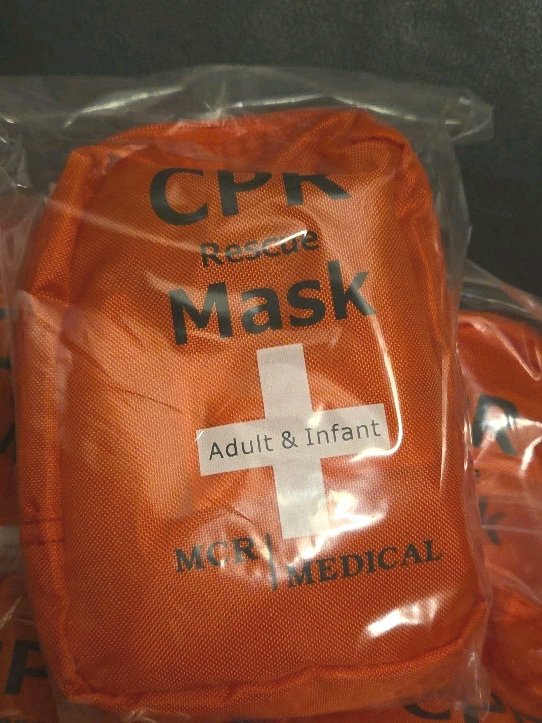 MCR Medical CPR Mask Combo Kit – 10pk Adult Infant 2 Valves #RM-2071-001