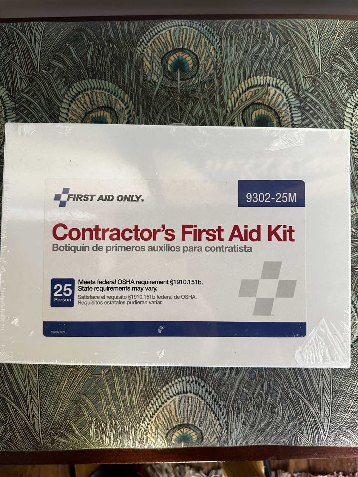 First Aid Only Contractors First Aid Kit 25 Person Metal Case