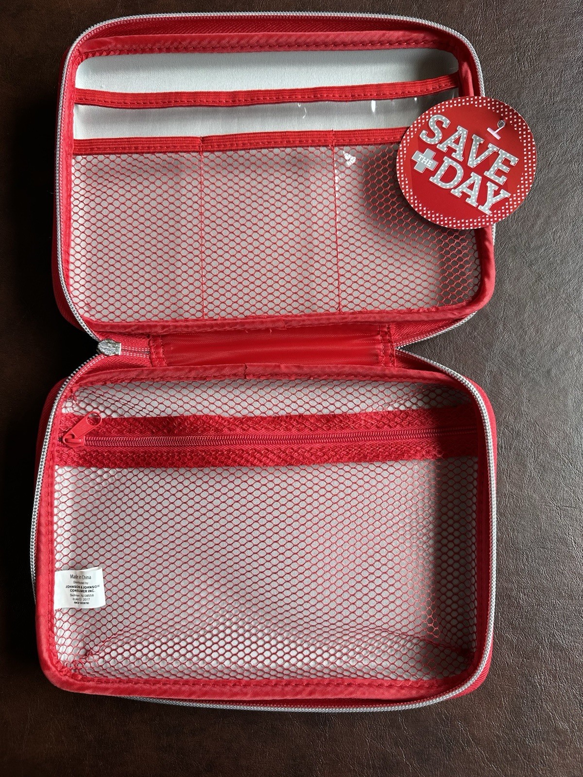 First Aid Kit Bag No Items Just Bag Zip Around Carry Handle Red Target Brand