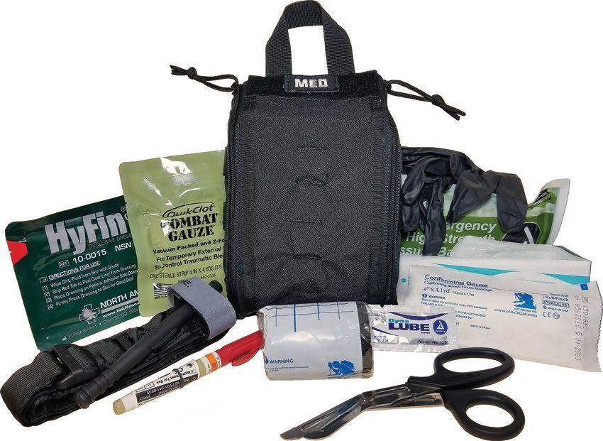 New Elite First Aid Patrol Trauma Kit Level 2 Blk FA145BK