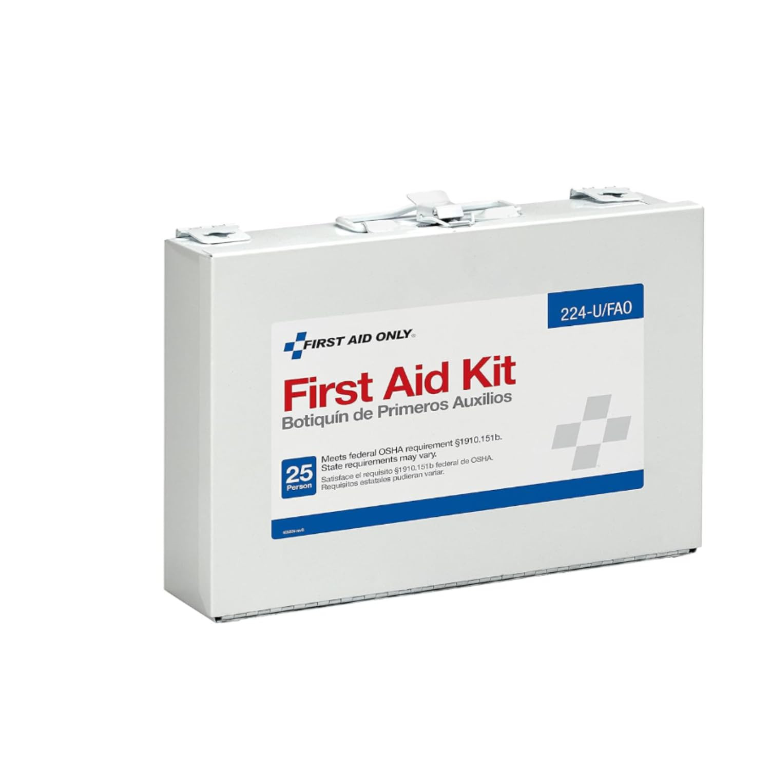 224-U/FAO Osha-Compliant 25-Person Emergency First Aid Kit for Office, Home Reno