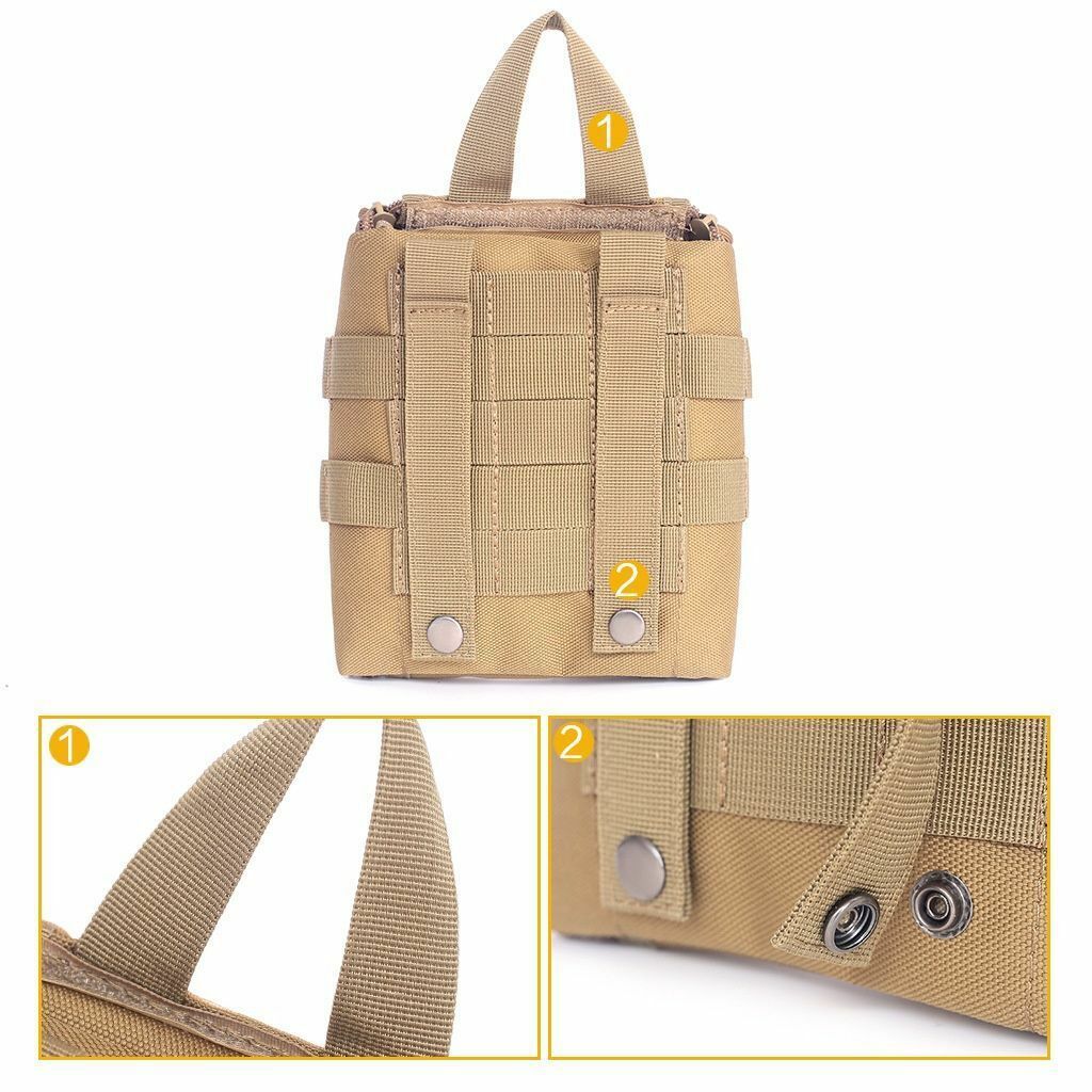 Outdoor Army EDC Medical Bag Molle Tactical Pouch First Aid Kits EMT Utility Bag