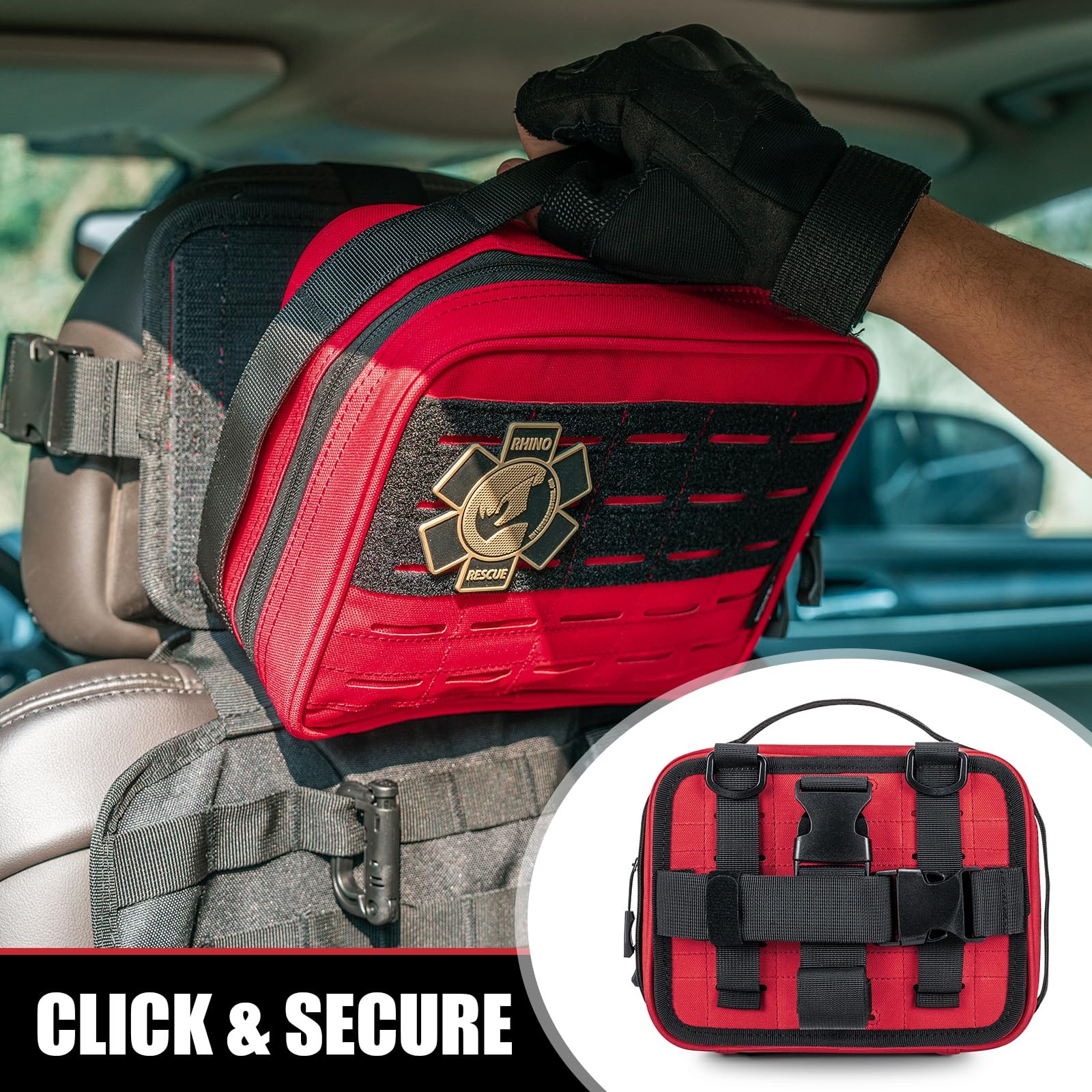Vehicle IFAK Trauma Kit with C-A-T Tourniquet, Tactical First Aid Kit Molle P…