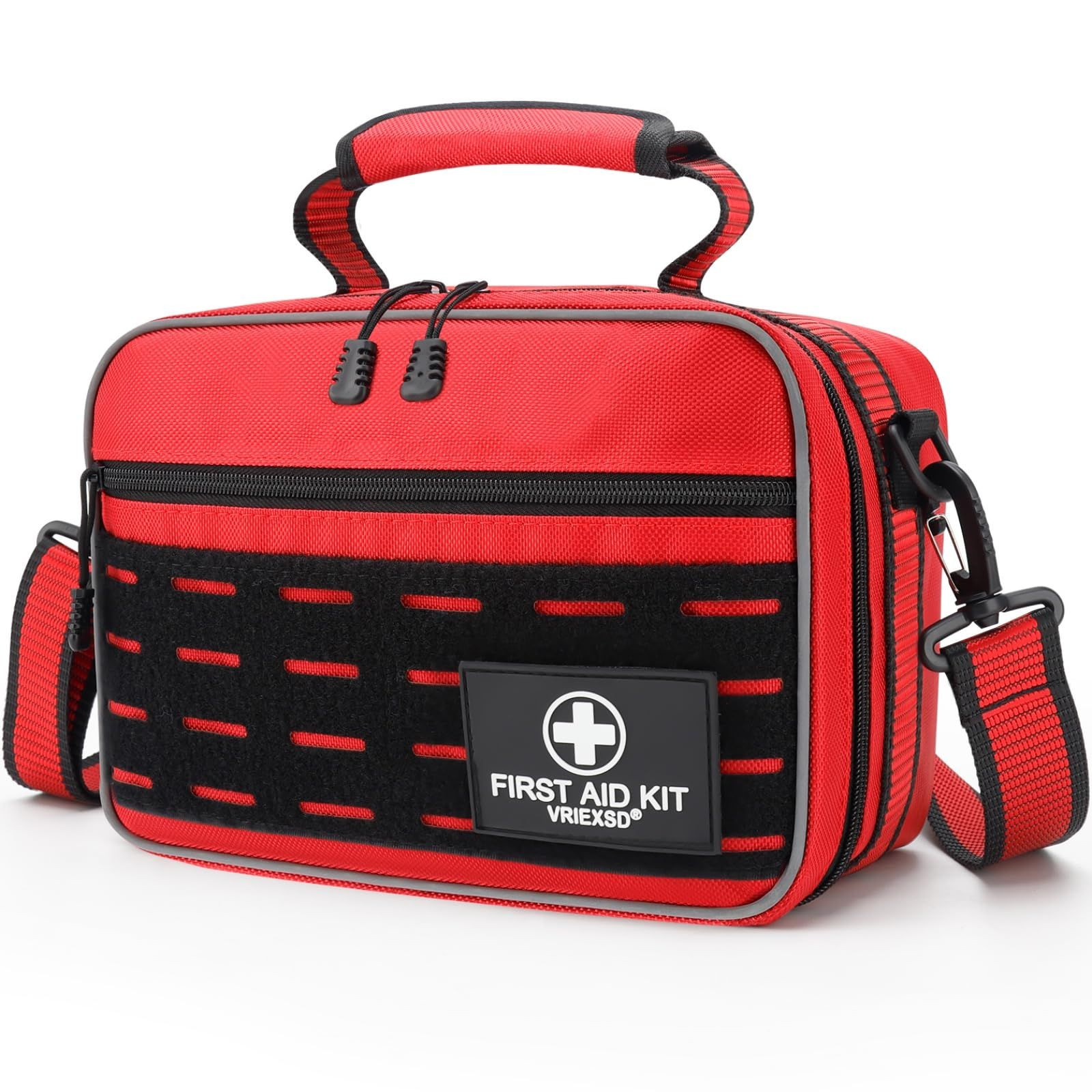 VRIEXSD Premium 450 Piece Large First Aid Kit for Home, Travel, Camping, Red