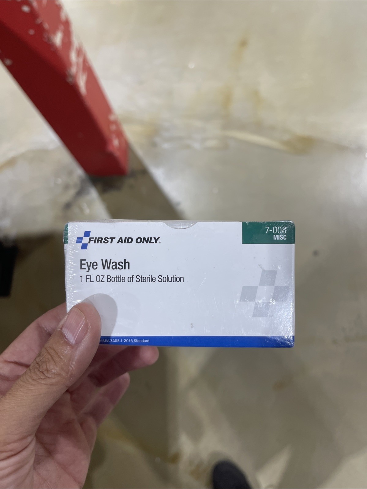 First Aid Only 7008 1 oz Eyewash 24 Unit ANSI Class A+ Refill New 11/30/28