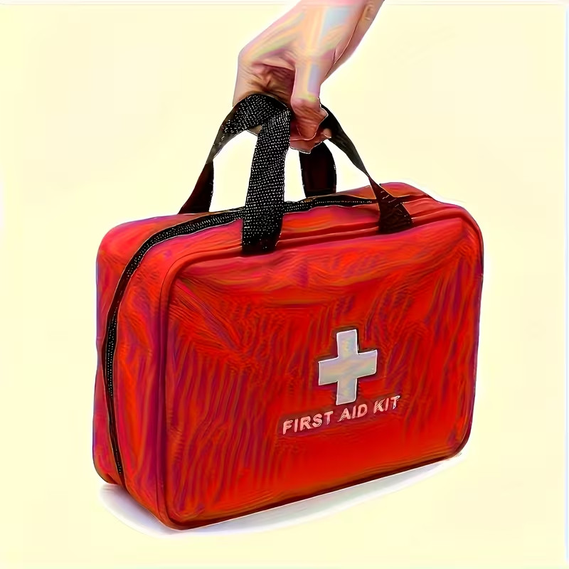 160Pc Emergency First Aid Kit Medical Bag Hunting Camping Boating Fishing Travel
