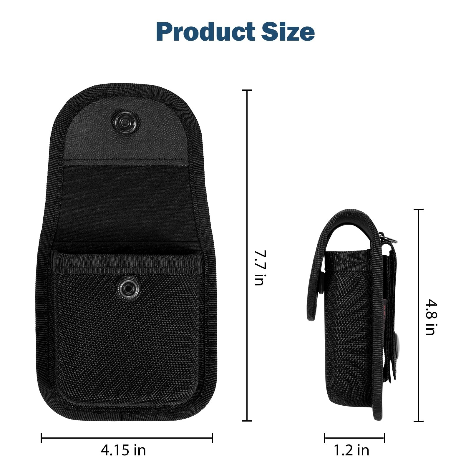 Nasal Spray Pouch, Molded Nylon Belt Pouch for Naloxone Carrying Case Kit, Pr…