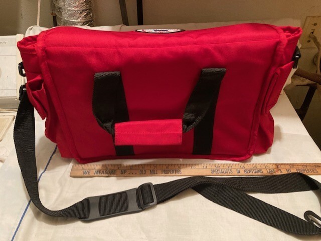 First Aid Bag – 15" + SIDE POCKETS Medical Supplies Trauma Bag W/ Shoulder Strap