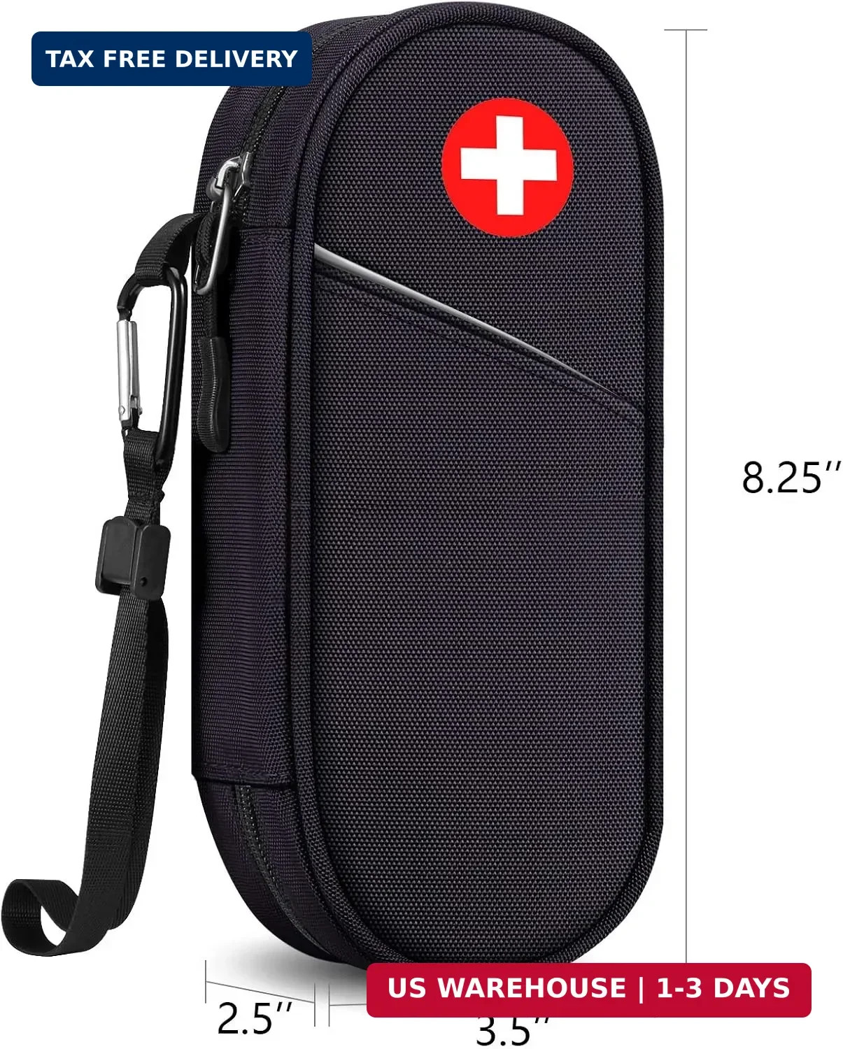 SITHON EpiPen Medical Carrying Case Insulated, Travel Medication Organizer Bag E