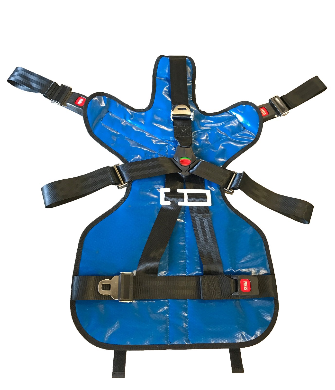 LINE2design Pediatric Restraint Seat – Child Harness Restraint Seat System Blue
