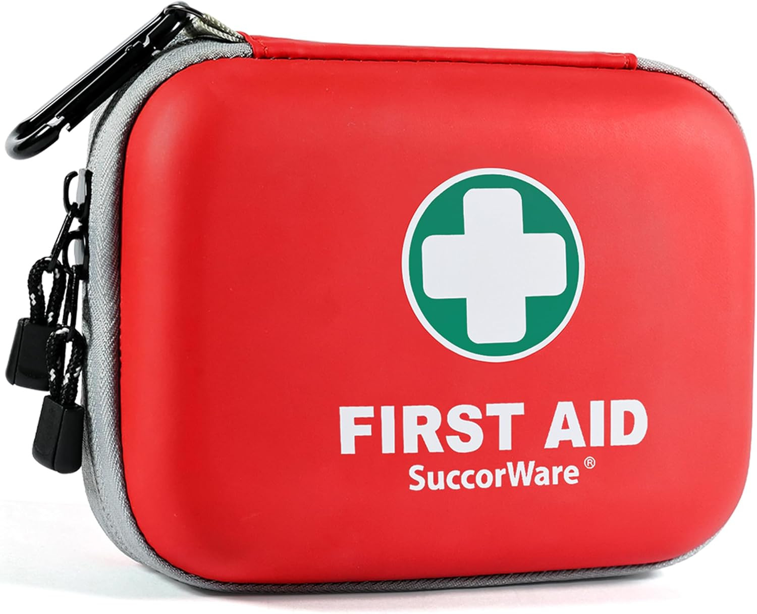 150 Pieces Mini First Aid Kit – Small Medical Kit with Hard Shell – Emergency Fi