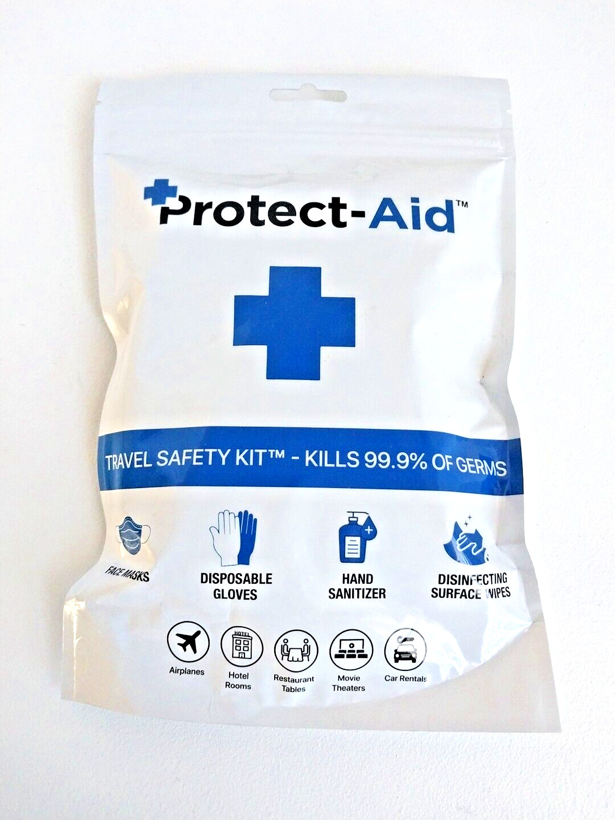 15pc Travel Safety Kit Emergency First Aid Portable Car School Teacher New Seal