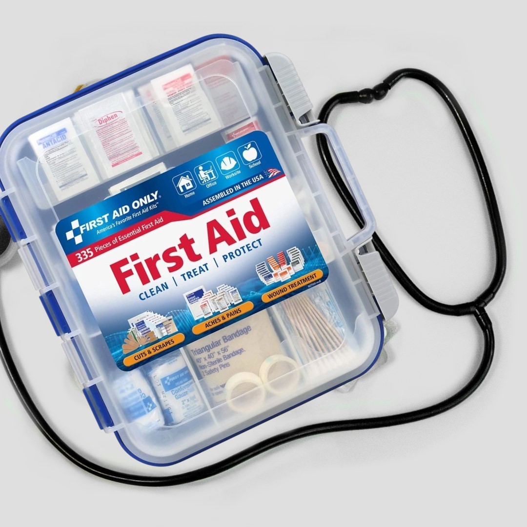 First Aid Only OSHA 335-Piece 100-Person Emergency Kit for Business/ Home