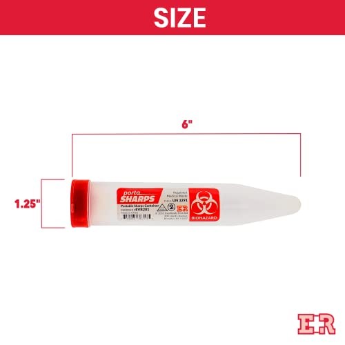 Porta Sharps Transportable Sharps Container with Locking Mechanism Single Unit