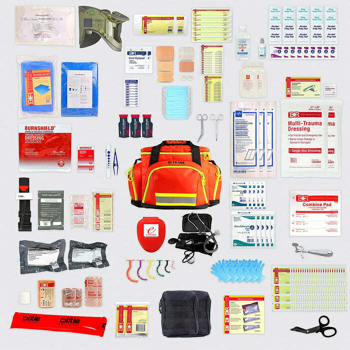 Ever Ready First Aid StatPacks Extra Large Fully Stocked EMT Premium Trauma Bag