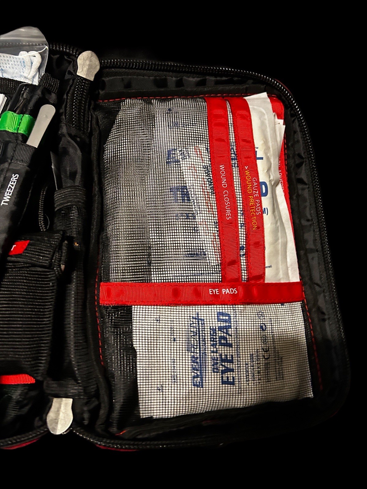 Ever Ready Industries Red First Aid Set Zip Pouch w/ Bandages, Pads, Ointment