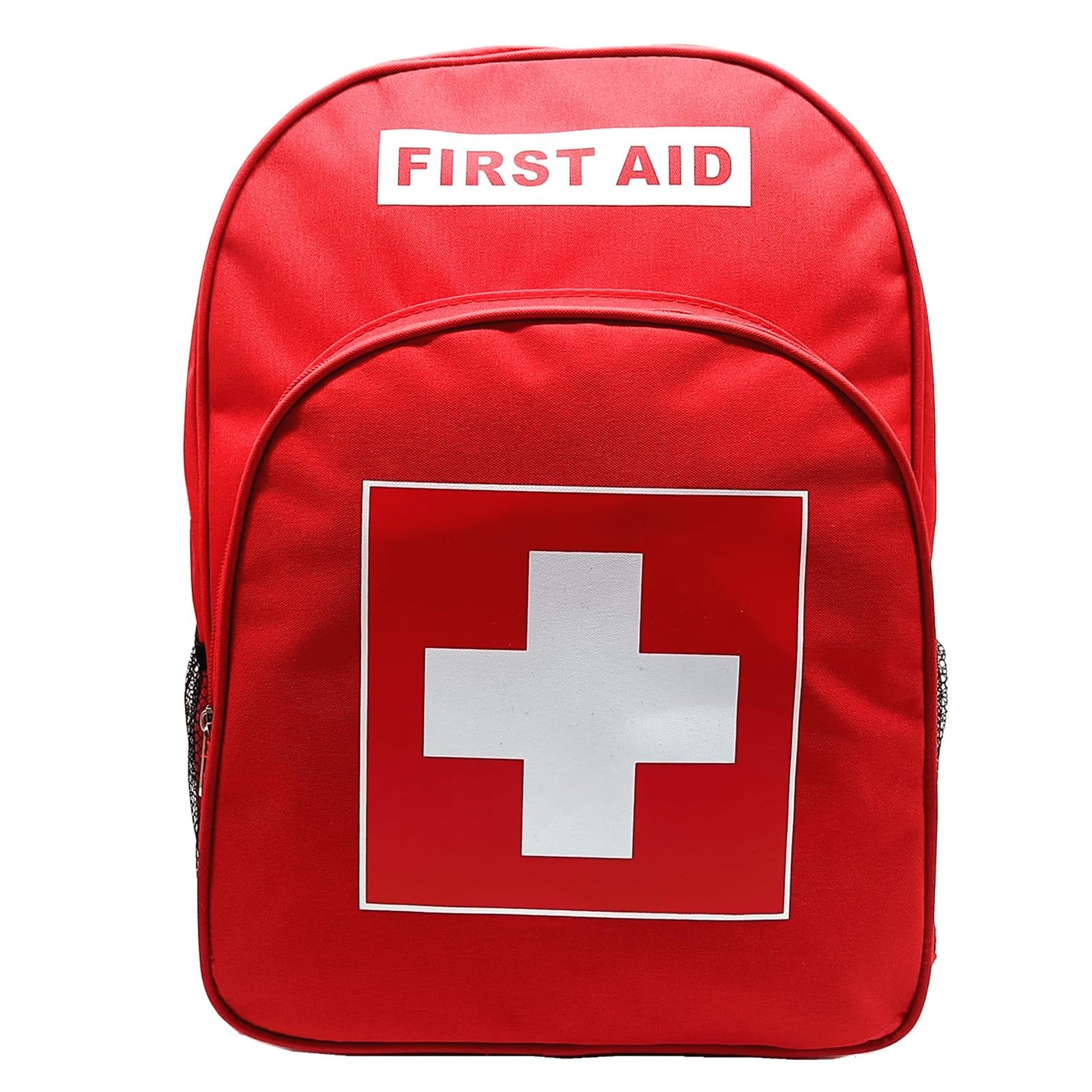 Red Bag First Aid Backpack Empty First Aid Bag Treatment First Responder Trau…