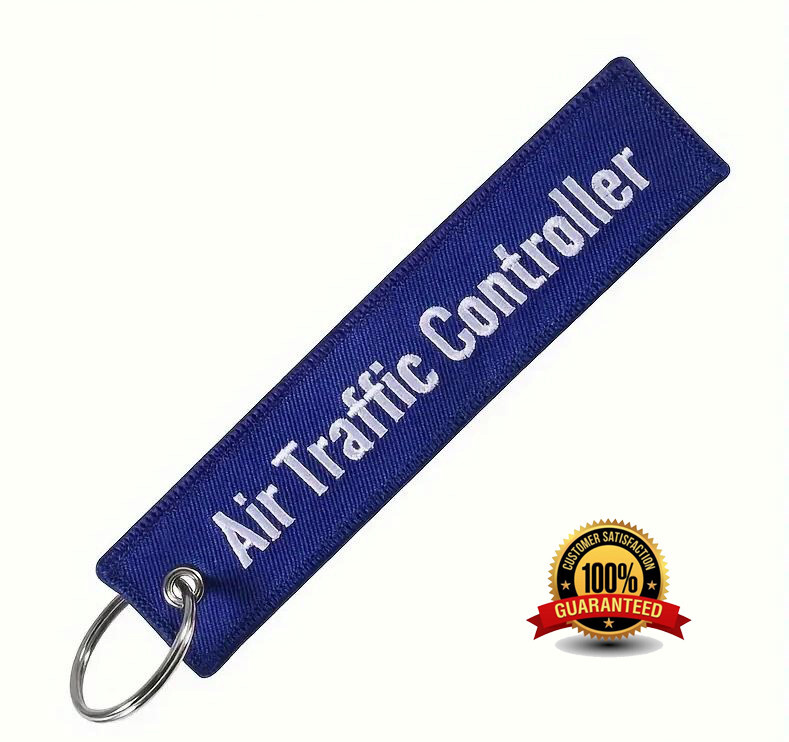 Controller EMBROIDERED 2 SIDED Baggage Tag_Keychain, Attache, Laptop, Luggage