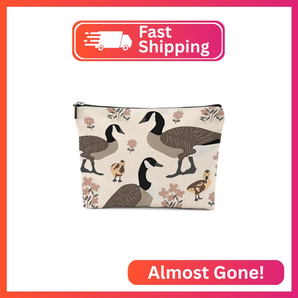 Canada Canadian Goose Makeup Bag, Canadian Goose Themed Gifts Cosmetic Bag Trave