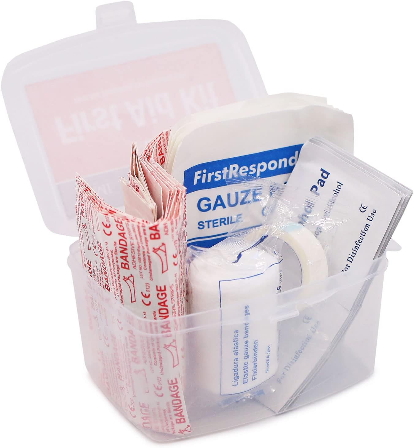 76 Piece First Aid Kit Portable Travel Emergency Medical Supplies Compact