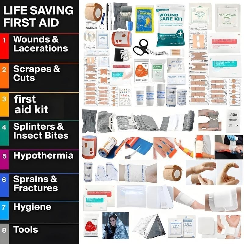 Military Tactical IFAK Trauma Bag First Aid Kit Survival Emergency Camping Medic