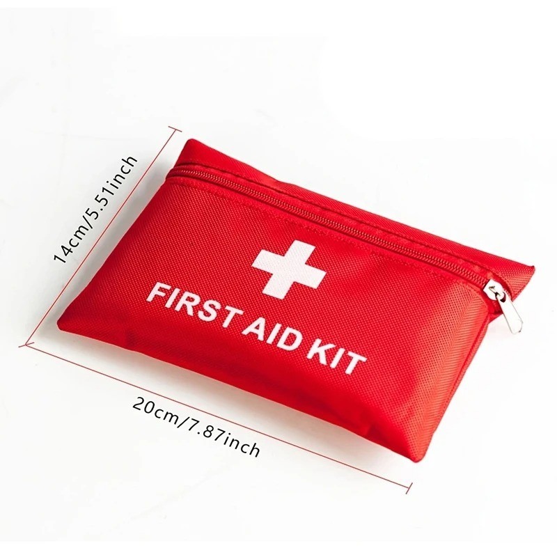 Compact First Aid Kit Trauma Emergency Medical Bag for Home Travel Car