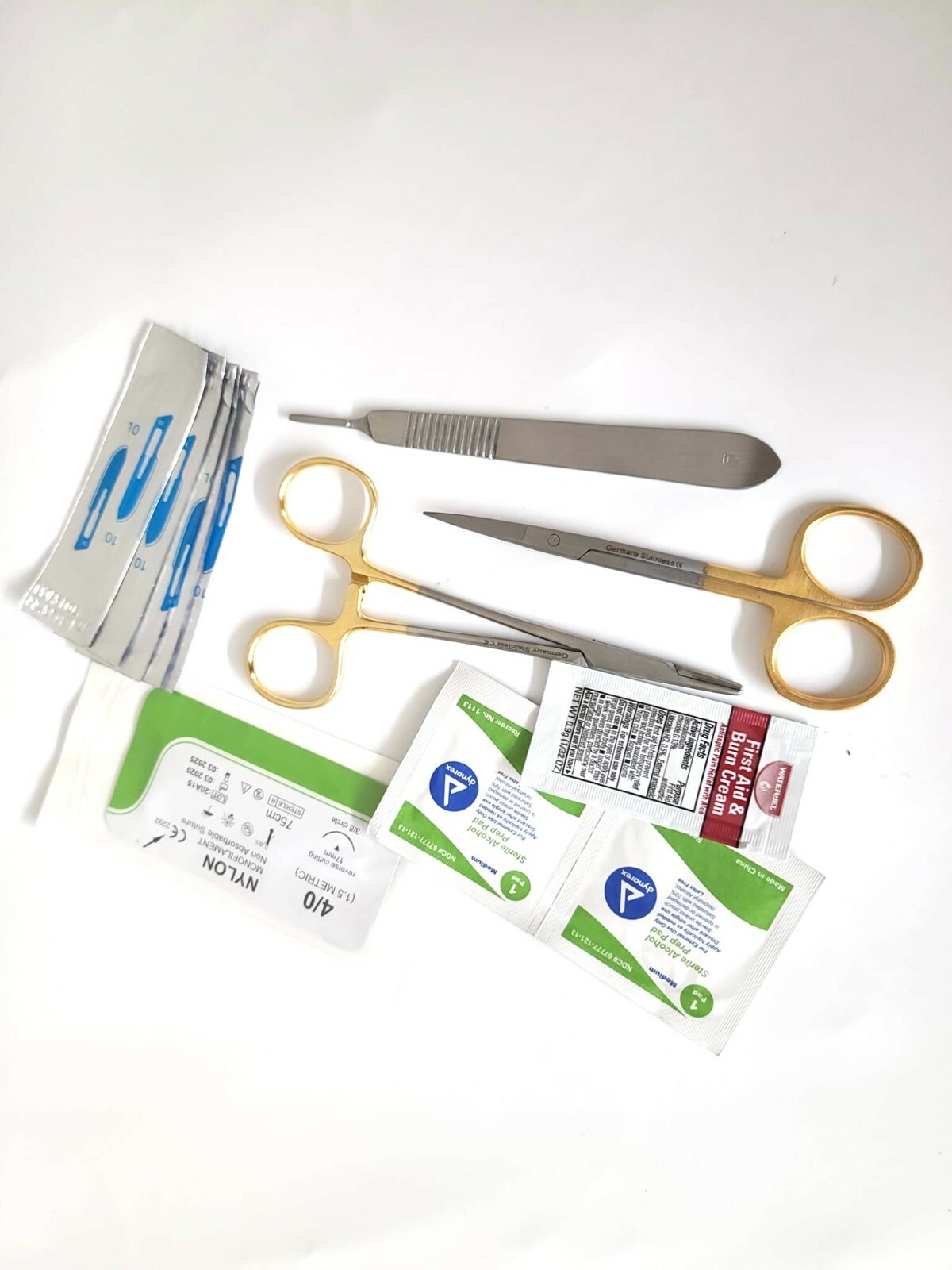 Advanced Surgical Suture Kit, First Aid Medical Travel Trauma Pack