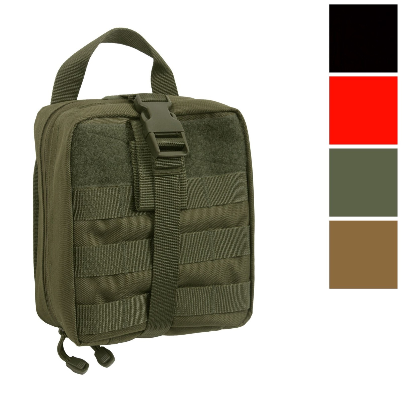 Rothco Tactical Breakaway Pouch Emergency Kit MOLLE Case with First Aid Supplies